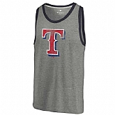 Texas Rangers Distressed Team Tank Top - Ash